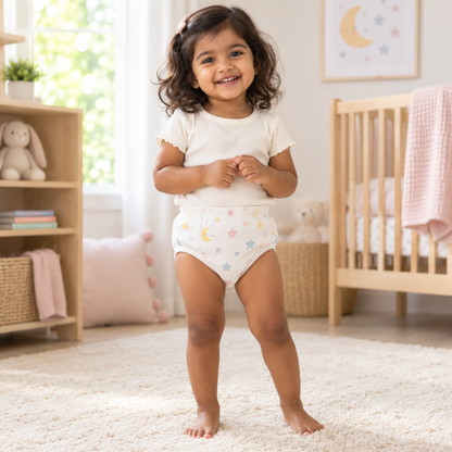 Culotte d’Apprentissage Bébé Lavable Coton Absorbante Réutilisable